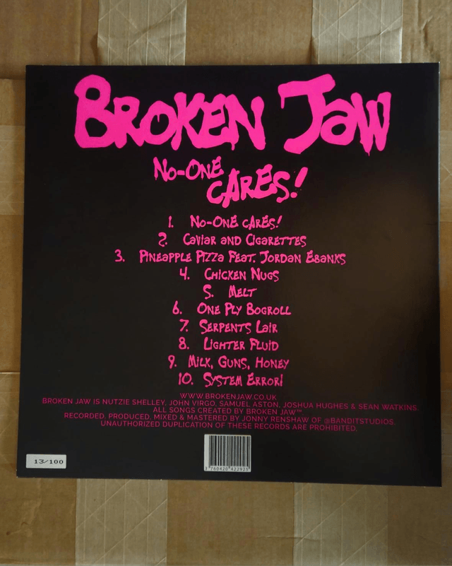 No-OnE cArEs! Vinyl